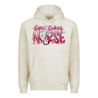 Oatmeal Heather one loves nurse Premium Hoodie - RacoonDesign