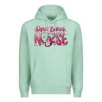 Seafoam one loves nurse Premium Hoodie - RacoonDesign