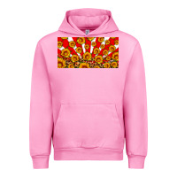 Fuchsia Pink usa sunflowers leopard license plate Urban Hoodie - HRA Design Shop