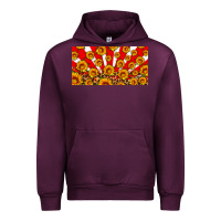 Mauve Wine usa sunflowers leopard license plate Urban Hoodie - HRA Design Shop
