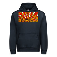 Navy usa sunflowers leopard license plate Urban Hoodie - HRA Design Shop