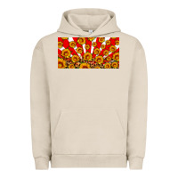 Pigment French Oak usa sunflowers leopard license plate Urban Hoodie - HRA Design Shop