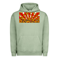 Pigment Oil Green usa sunflowers leopard license plate Urban Hoodie - HRA Design Shop