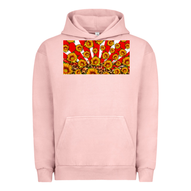 Usa Sunflowers Leopard License Plate Urban Hoodie by HRA Design Shop | Teevron