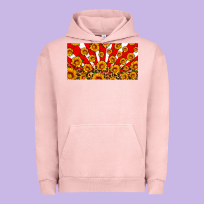 Usa Sunflowers Leopard License Plate Urban Hoodie Designed By Hra Design Shop