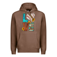 Chestnut western love baseball Premium Hoodie - HRA Design Shop