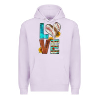 Lilac western love baseball Premium Hoodie - HRA Design Shop
