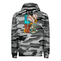 Slate Camo western love baseball Premium Hoodie - HRA Design Shop