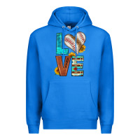 True Royal western love baseball Premium Hoodie - HRA Design Shop