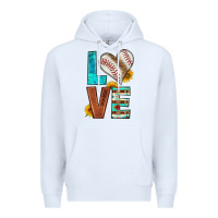 White western love baseball Premium Hoodie - HRA Design Shop