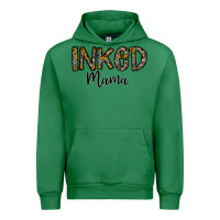 Emerald ınked mama Urban Hoodie - CowhideDigitalArt
