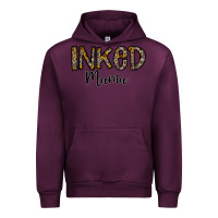 Mauve Wine ınked mama Urban Hoodie - CowhideDigitalArt