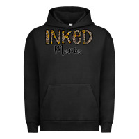Pigment Black ınked mama Urban Hoodie - CowhideDigitalArt
