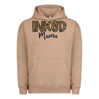 Pigment Burro ınked mama Urban Hoodie - CowhideDigitalArt