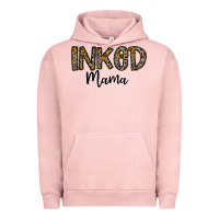 Pigment Salmon ınked mama Urban Hoodie - CowhideDigitalArt