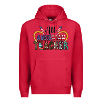 Cardinal all american teacher Premium Hoodie - CowhideDigitalArt
