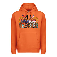 Carrot all american teacher Premium Hoodie - CowhideDigitalArt