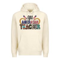 Sandshell all american teacher Premium Hoodie - CowhideDigitalArt