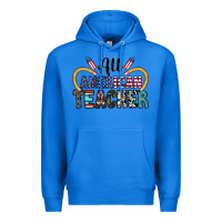 True Royal all american teacher Premium Hoodie - CowhideDigitalArt