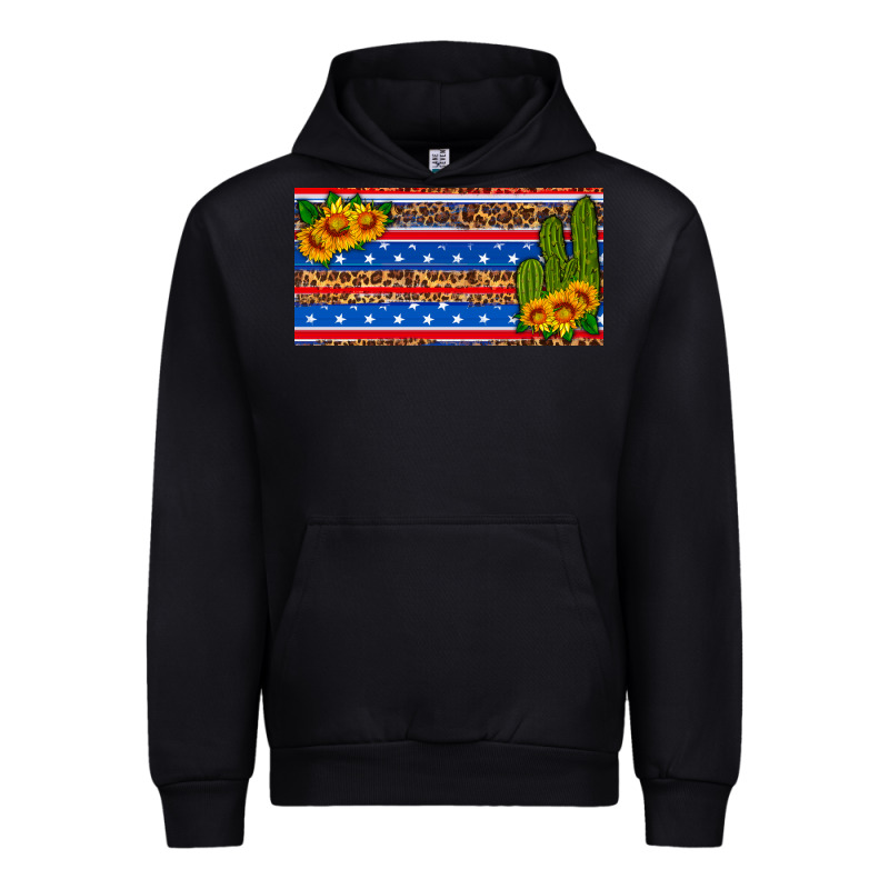 Usa Sunflower And Cactus License Plate Urban Hoodie by HRA Design Shop | Teevron