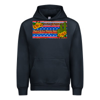 Navy usa sunflower and cactus license plate Urban Hoodie - HRA Design Shop
