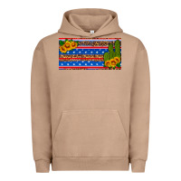 Pigment Burro usa sunflower and cactus license plate Urban Hoodie - HRA Design Shop
