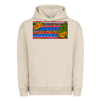 Pigment French Oak usa sunflower and cactus license plate Urban Hoodie - HRA Design Shop