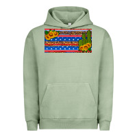 Pigment Oil Green usa sunflower and cactus license plate Urban Hoodie - HRA Design Shop