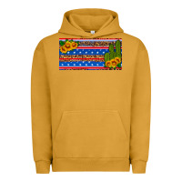 Pigment Peanut Butter usa sunflower and cactus license plate Urban Hoodie - HRA Design Shop
