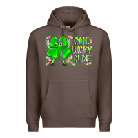 Coffee one lucky dude Premium Hoodie - RacoonDesign