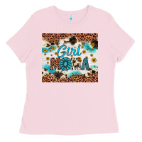 Bubblegum Pink mom Ladies Tee - Artiststas