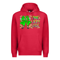 Cardinal one lucky dude Premium Hoodie - RacoonDesign