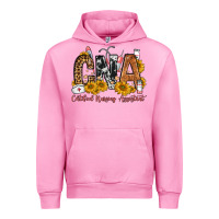 Fuchsia Pink cna certified nursing assistant Urban Hoodie - FaDigitalArtStudio