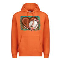 Carrot western leopard baseball heart Premium Hoodie - HRA Design Shop