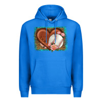 True Royal western leopard baseball heart Premium Hoodie - HRA Design Shop