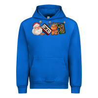 Cobalt coffee cup santa cassette cookie Urban Hoodie - FaDigitalArtStudio