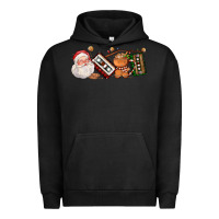 Pigment Black coffee cup santa cassette cookie Urban Hoodie - FaDigitalArtStudio