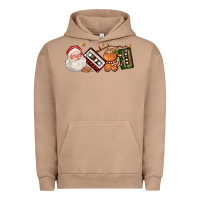 Pigment Burro coffee cup santa cassette cookie Urban Hoodie - FaDigitalArtStudio