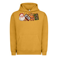 Pigment Peanut Butter coffee cup santa cassette cookie Urban Hoodie - FaDigitalArtStudio