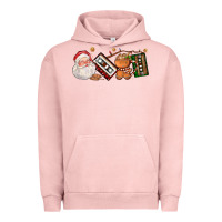 Pigment Salmon coffee cup santa cassette cookie Urban Hoodie - FaDigitalArtStudio