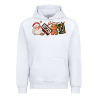 White coffee cup santa cassette cookie Urban Hoodie - FaDigitalArtStudio