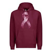 Burgundy multiple myeloma mm maroon ribbon fa element Premium Hoodie - FaDigitalArtStudio
