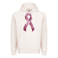 Pale Pink multiple myeloma mm maroon ribbon fa element Premium Hoodie - FaDigitalArtStudio