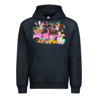 Navy easter day farm animals truck Urban Hoodie - RacoonDesign