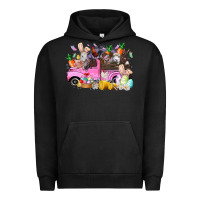 Pigment Black easter day farm animals truck Urban Hoodie - RacoonDesign