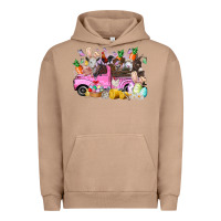 Pigment Burro easter day farm animals truck Urban Hoodie - RacoonDesign