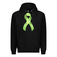 Black non hodgkin lymphoma cancer ribbon fa element Premium Hoodie - FaDigitalArtStudio