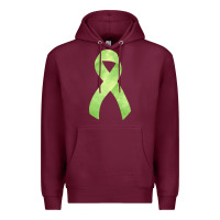 Burgundy non hodgkin lymphoma cancer ribbon fa element Premium Hoodie - FaDigitalArtStudio