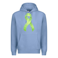 Colony Blue non hodgkin lymphoma cancer ribbon fa element Premium Hoodie - FaDigitalArtStudio
