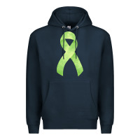 Navy non hodgkin lymphoma cancer ribbon fa element Premium Hoodie - FaDigitalArtStudio